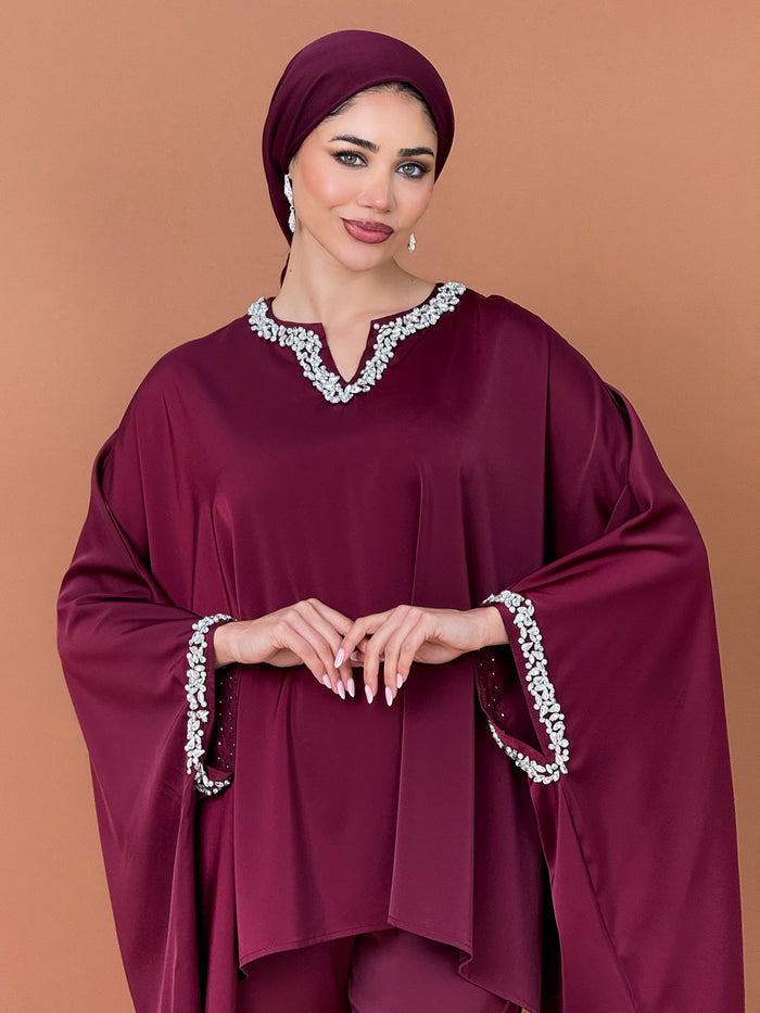 Set Nyka Bordeaux