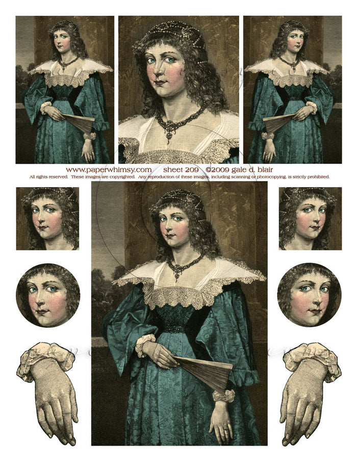 Sheet 209 PRINTED - paperwhimsy