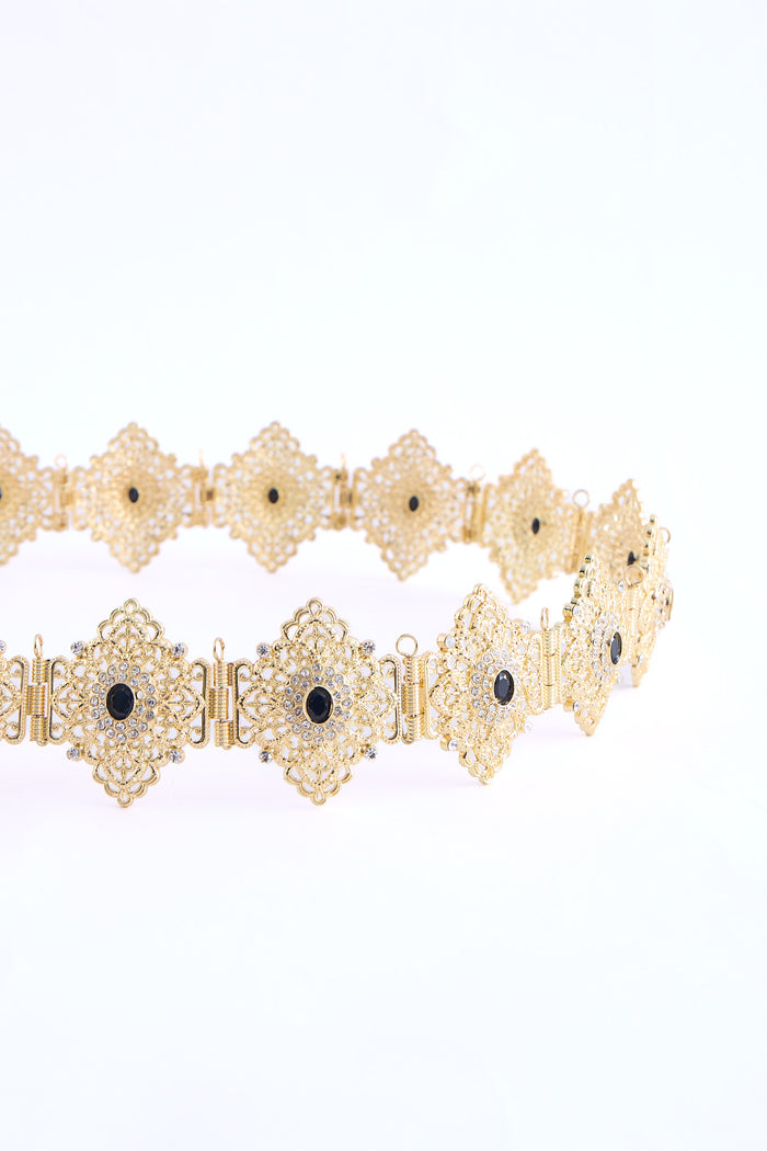 Shin Gold/Black Belt