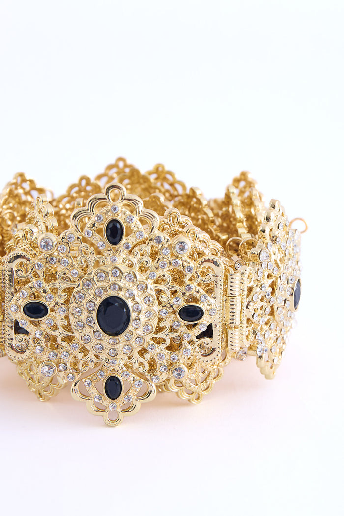 Shin Gold/Black Belt