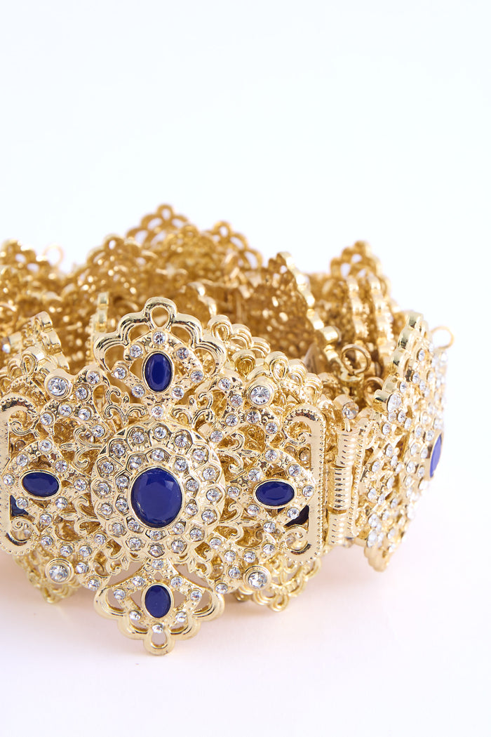 Shin Gold/Blue Belt