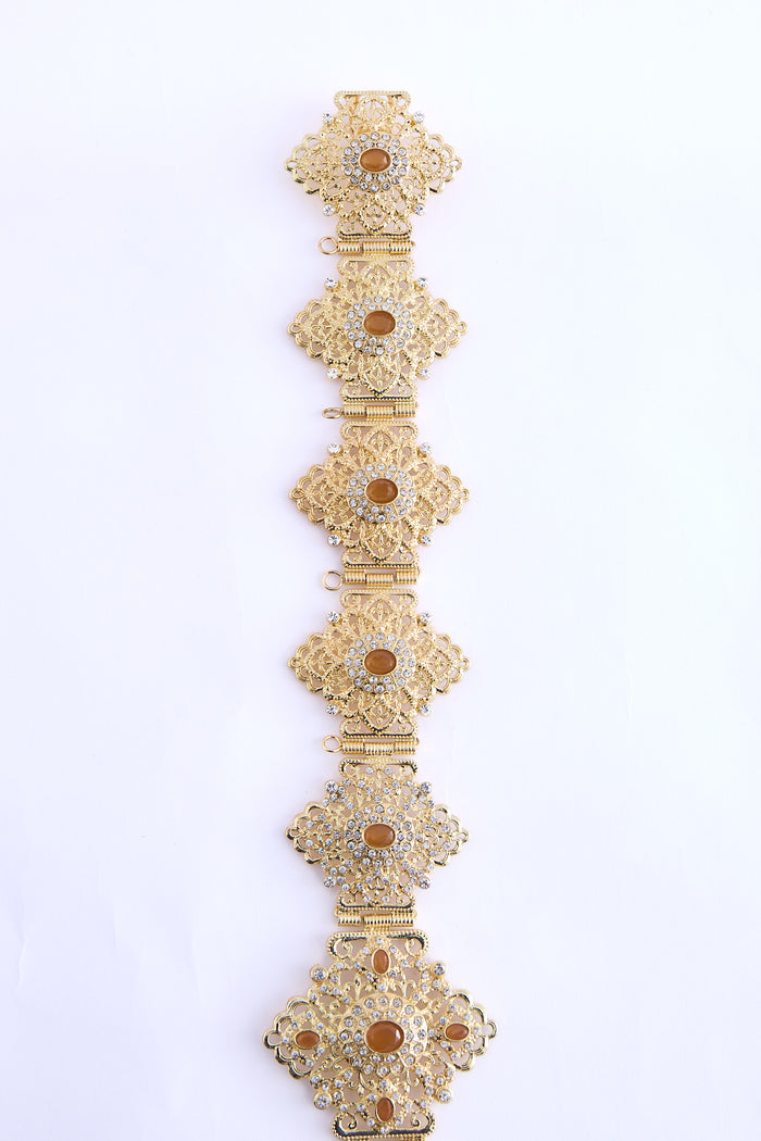 Shin Gold/Brown Belt