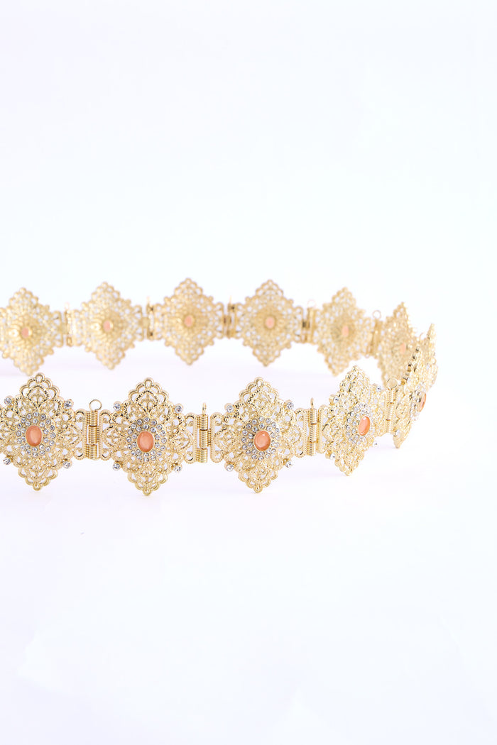 Shin Gold/Salmon Belt