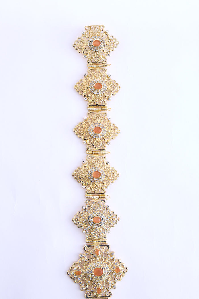 Shin Gold/Salmon Belt
