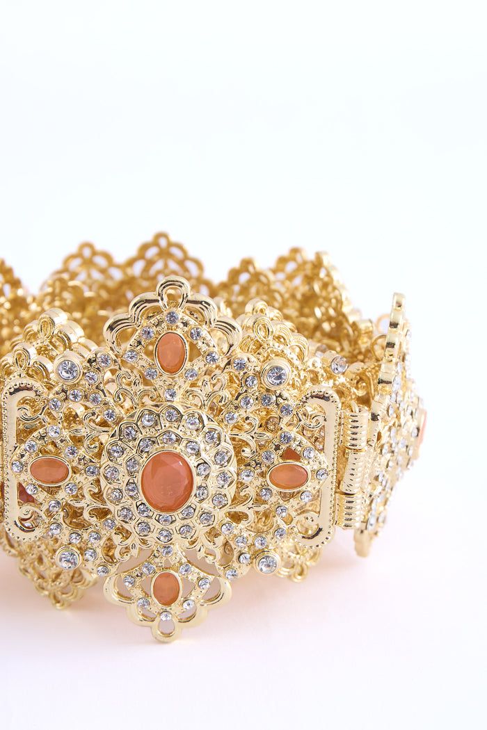 Shin Gold/Salmon Belt
