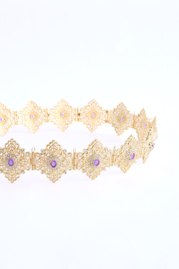 Shin Gold/Violet Belt