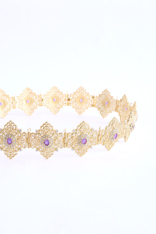 Shin Gold/Violet Belt