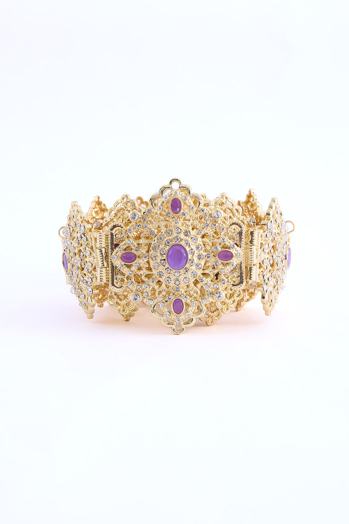 Shin Gold/Violet Belt