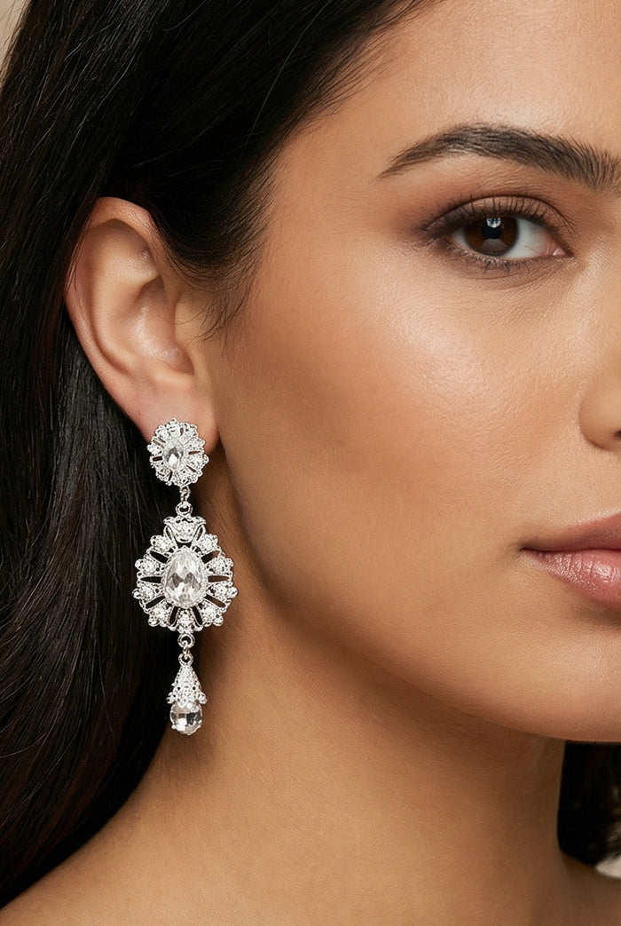 Silver Ara Earrings