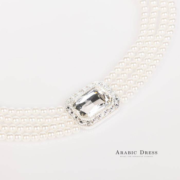 Silver Mi-So Necklace set