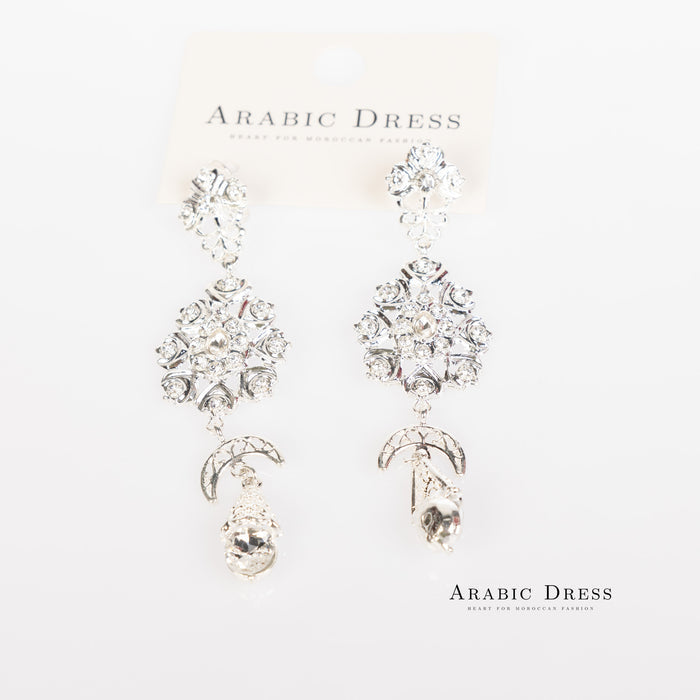 Silver Ora  Earrings