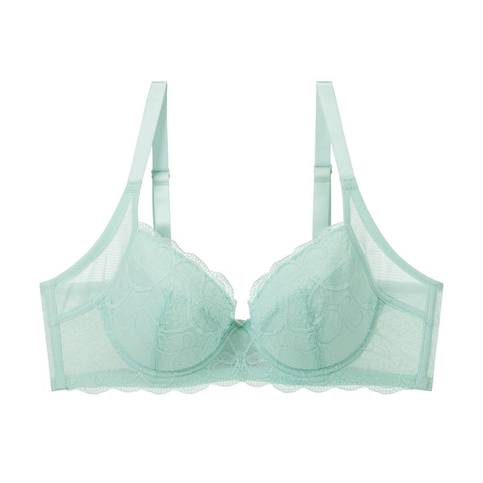 Simply Uplift Foliage Wired Padded Bra - PASTEL TURQUOISE