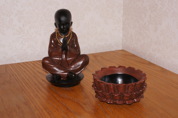 Sitting Monk Treasure Box