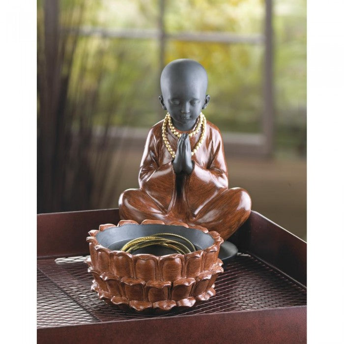 Sitting Monk Treasure Box