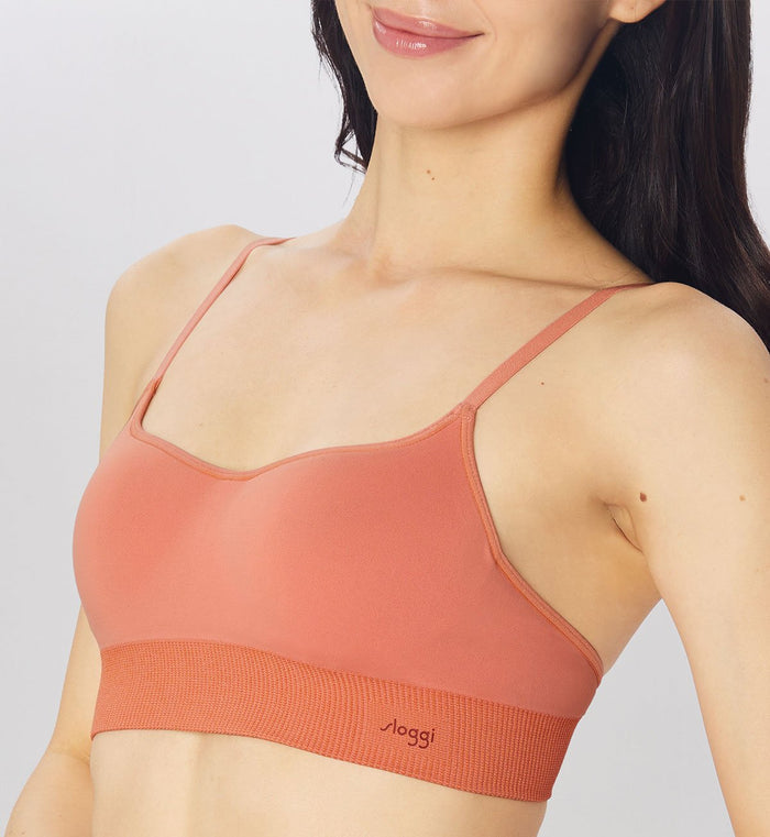 SLOGGI EVER INFUSED MULTIVITAMIN BRA - APRICOT BRANDY