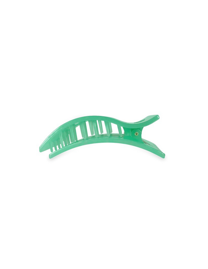 Small Flat Rectangle Hair Clip- Spring Splash