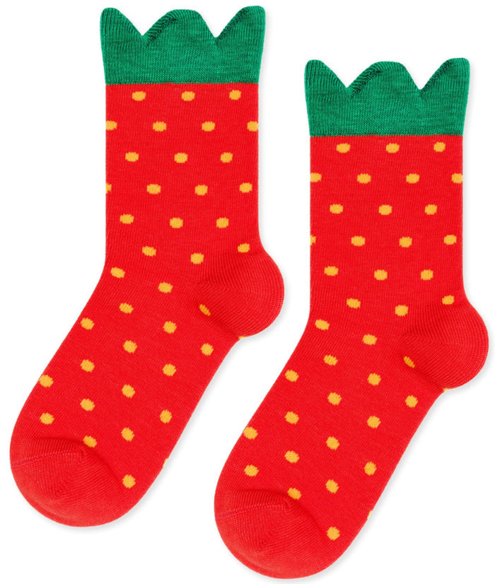 Socks - Mini Strawberry Crew