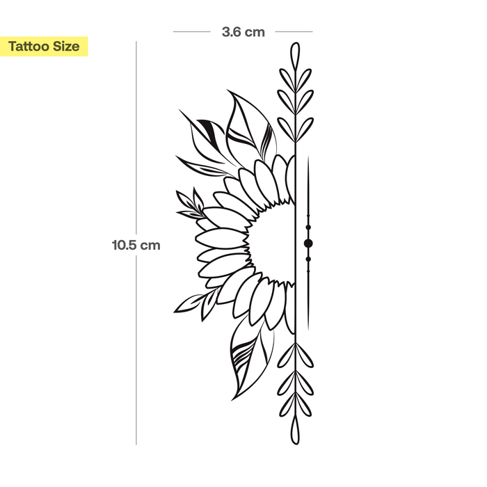 Sonnenblumentraum Tattoo