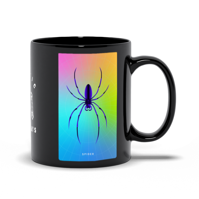 Spider Black Mug