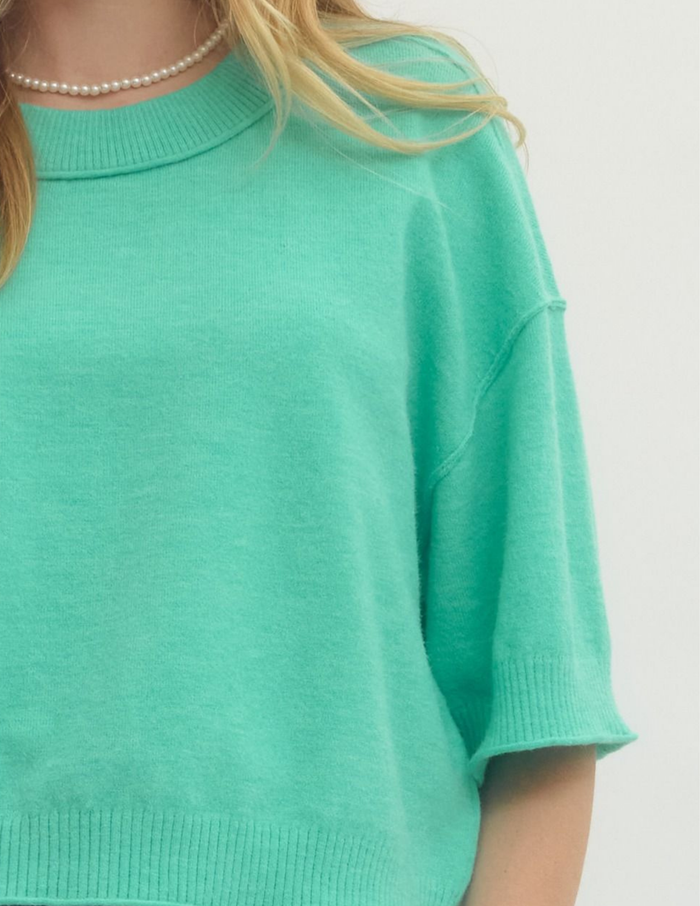 Spring Lightweight Sweater- Mint