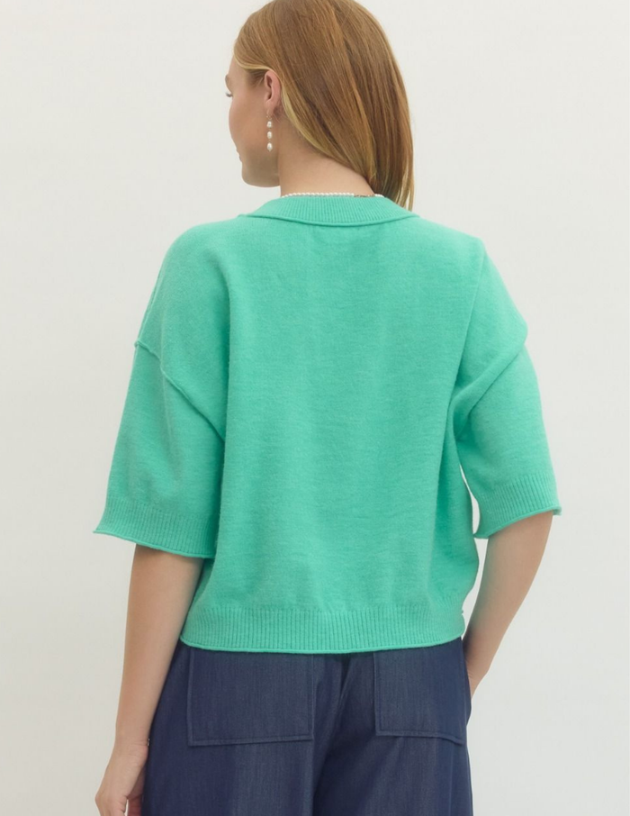 Spring Lightweight Sweater- Mint