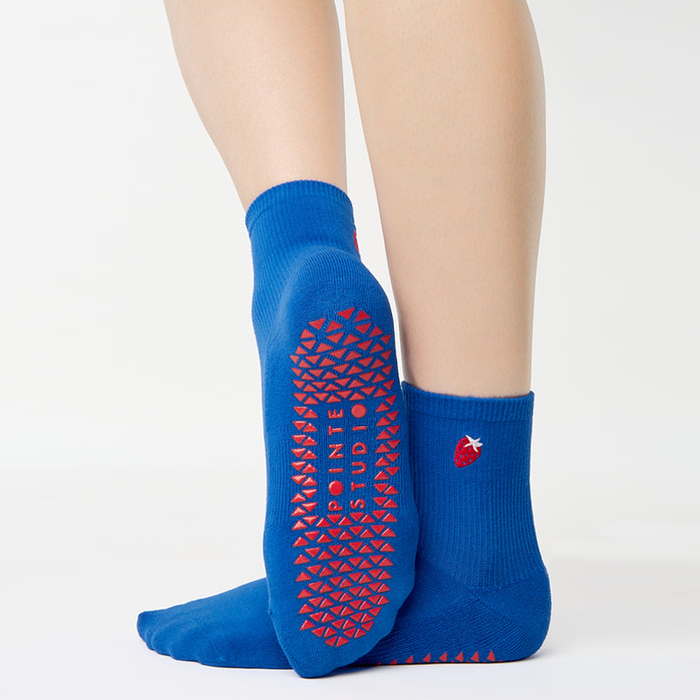 Strawberry Ankle Grip Sock