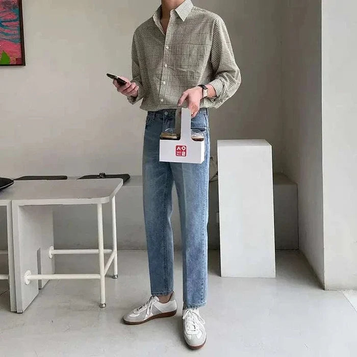 Streetwear design premium jeans - AntoniosClothing - Blue