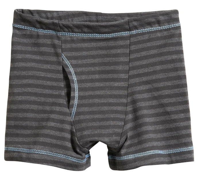 Striped Boxer Briefs - Black