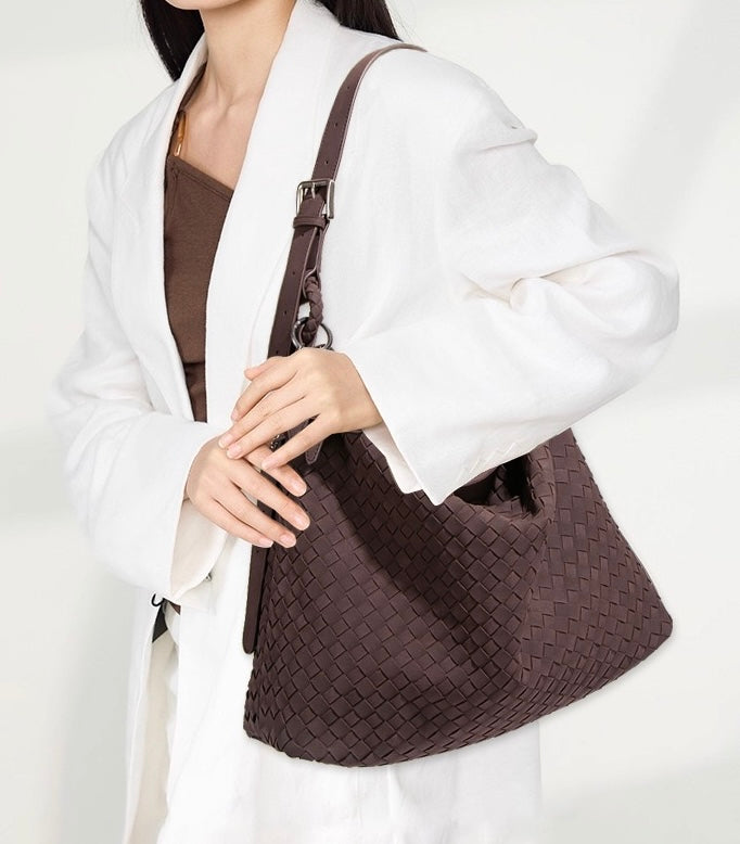 Suede Brown Bag