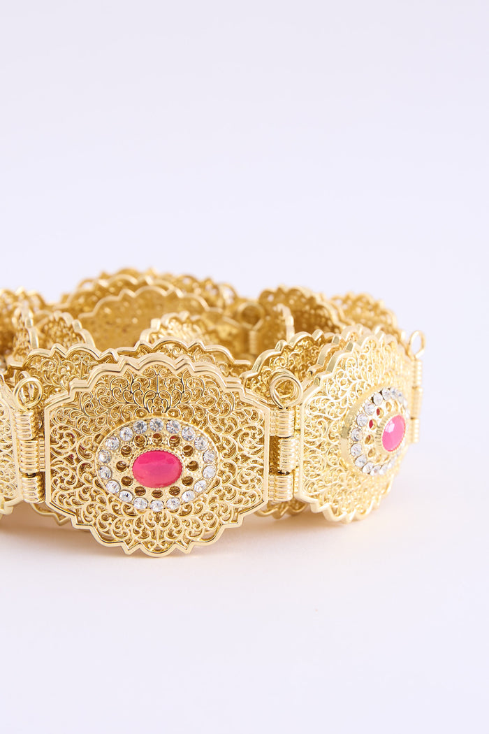 Suji Gold Fuchsia
