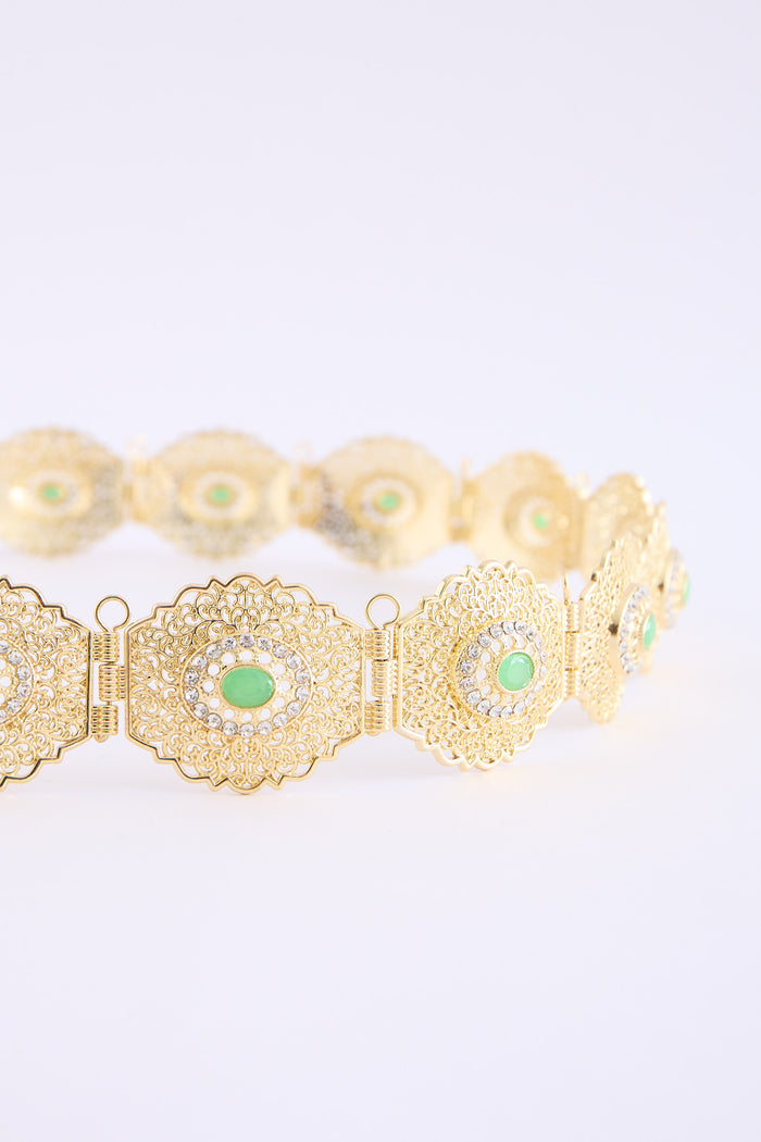 Suji Gold Mintgreen