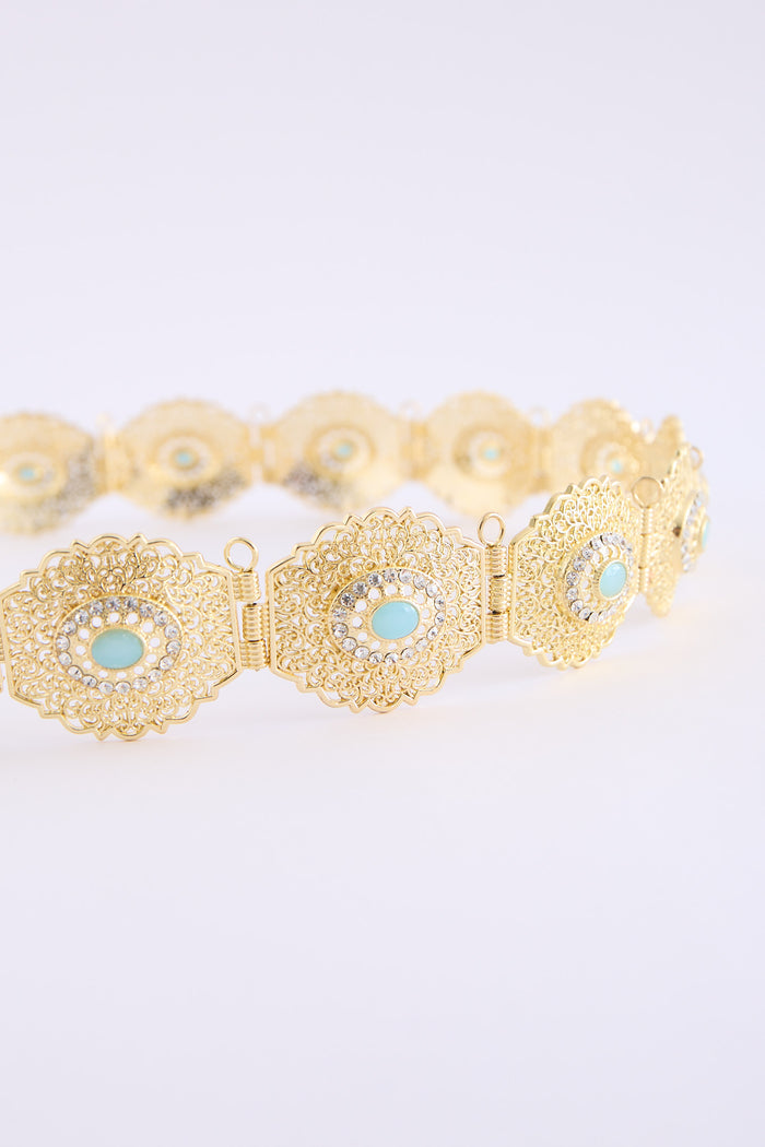 SUJI GOLD TURQOISE