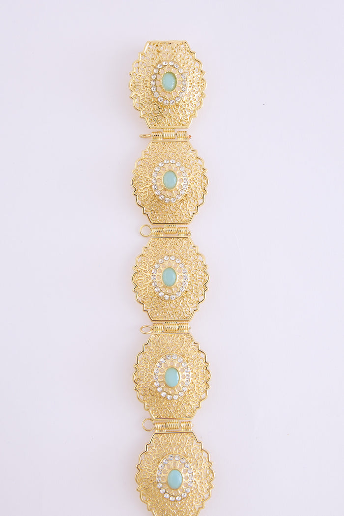 SUJI GOLD TURQOISE