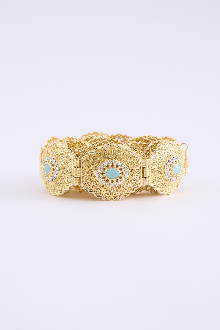 SUJI GOLD TURQOISE