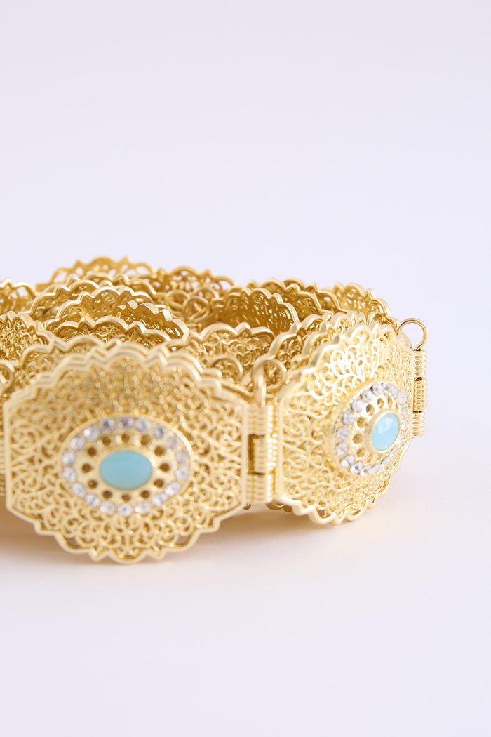 SUJI GOLD TURQOISE