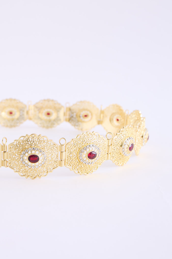 Suji Gold/Bordeaux