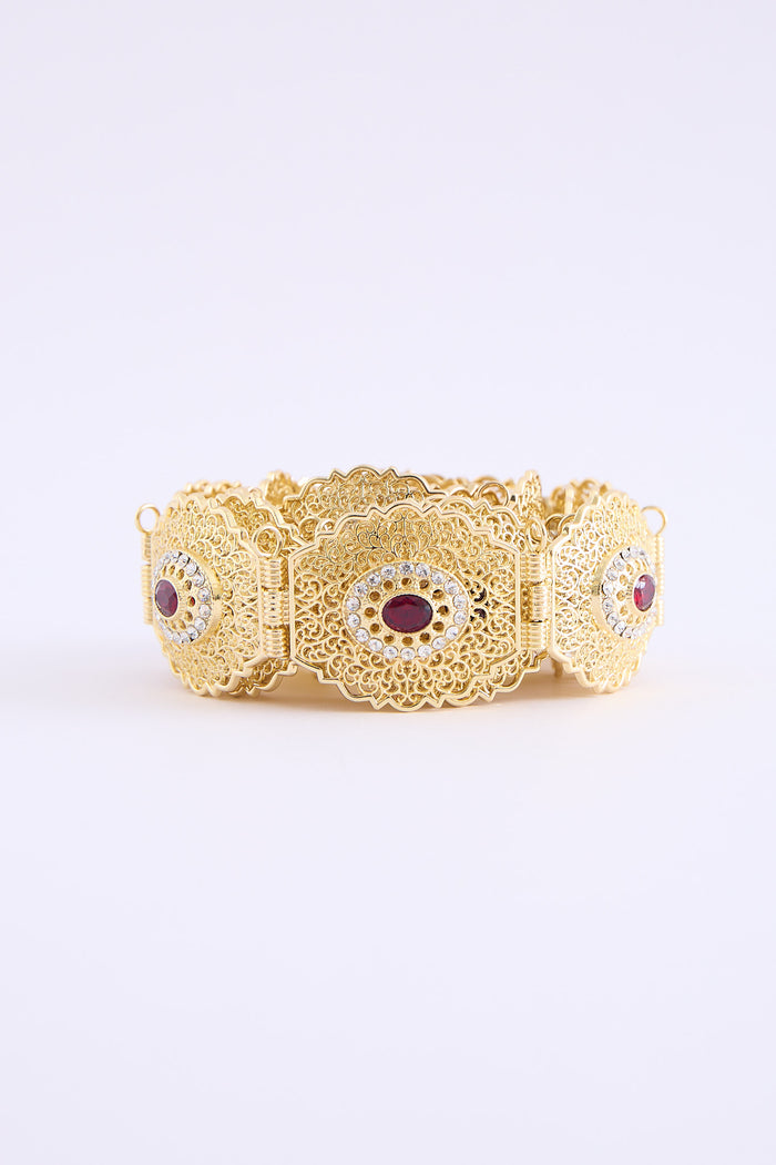 Suji Gold/Bordeaux