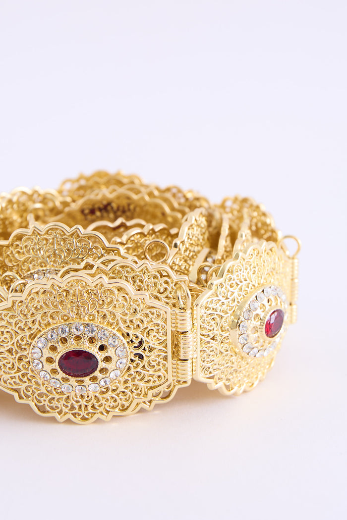 Suji Gold/Bordeaux