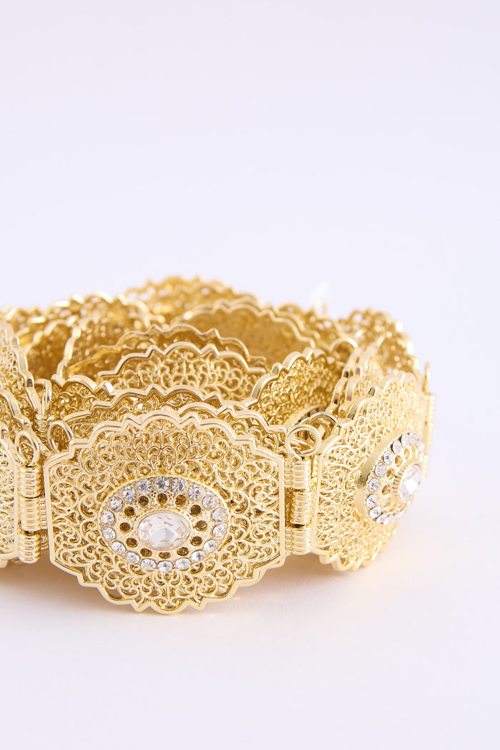 Suji Gold/White