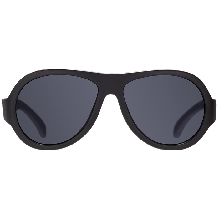 Sunglasses - Jet Black Aviator