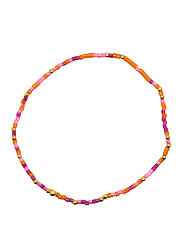 Sunset Multicolor Bitty Bauble Bracelet