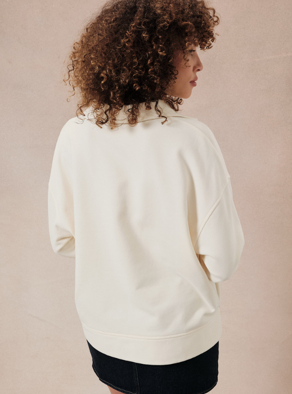 "Sunshine & Breeze" Polo Sweatshirt