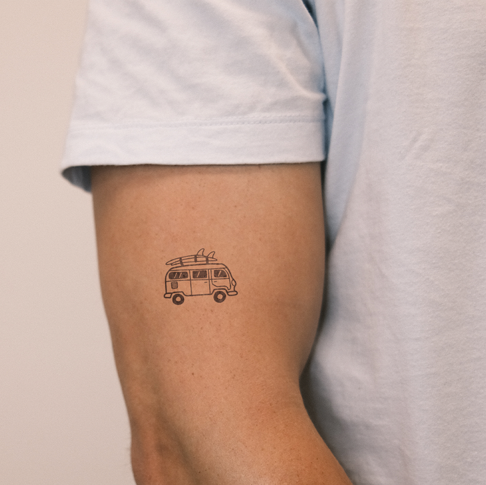 Surferbulli Tattoo