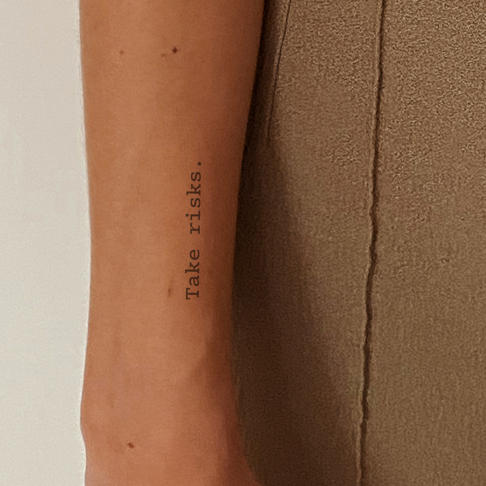 Take risks Tattoo