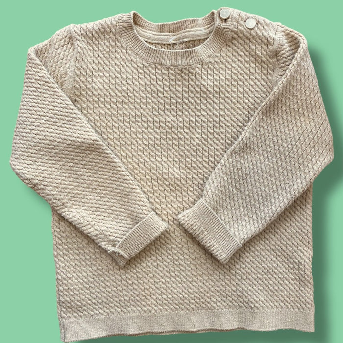 tan sweater 12m