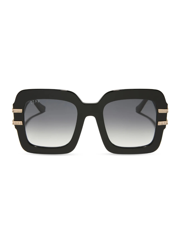 Tanya- Black Rich Grey Gradient Sunglasses