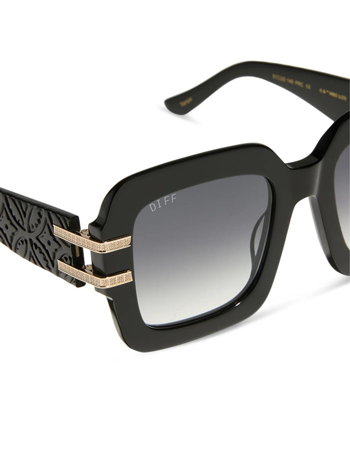Tanya- Black Rich Grey Gradient Sunglasses