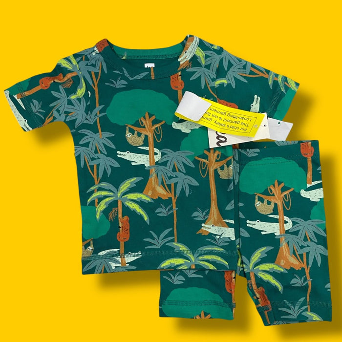 tea 2 piece pjs NWT 12-18m crocodile
