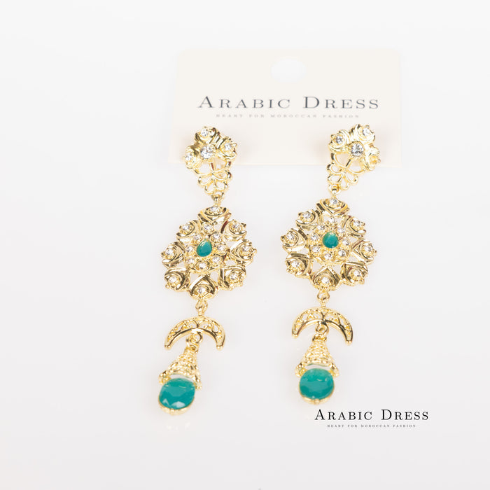 Teal Ora  Earrings