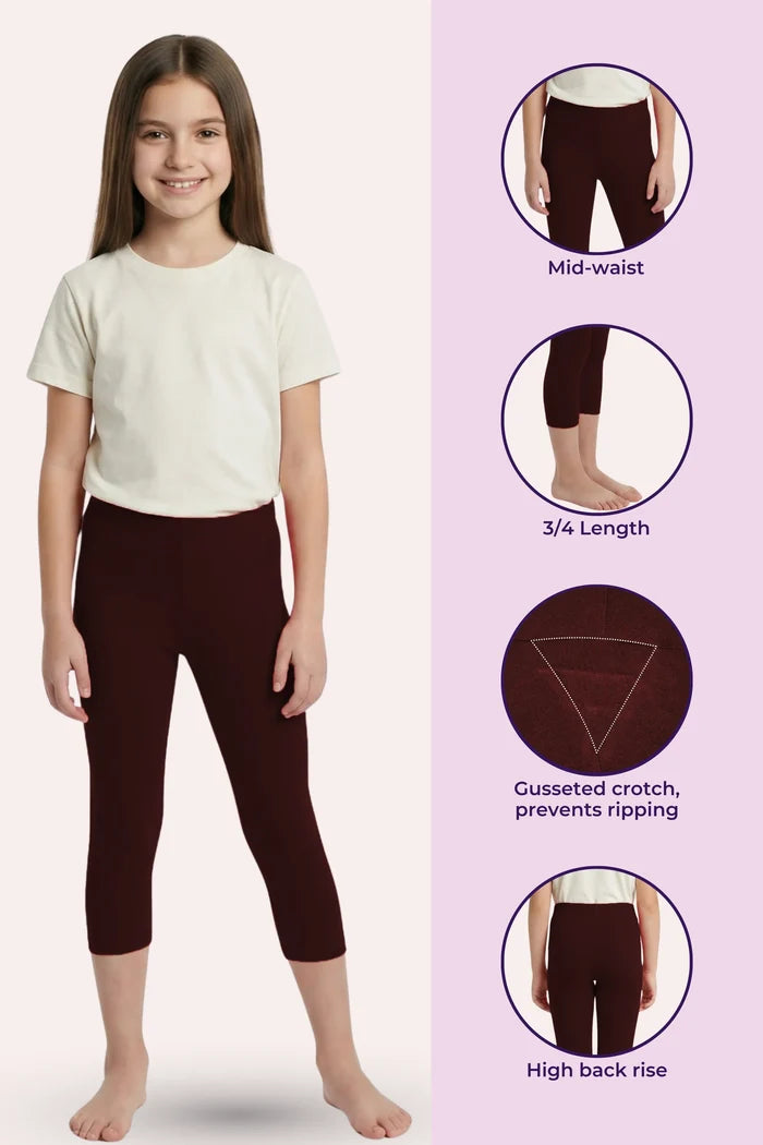 3/4 Leggings-for teens Features Image